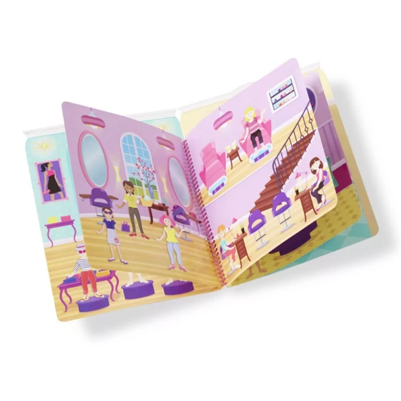 Melissa & Doug Kreatív játék, Pufi matrica készlet, glamour