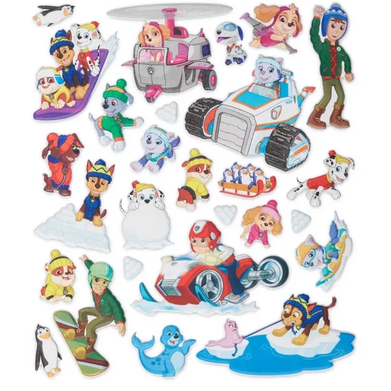 Melissa & Doug kreatív játék, pufi matrica füzet, Mancs Őrjárat - Jake és a hegy