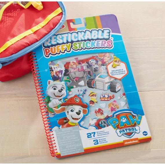 Melissa & Doug kreatív játék, pufi matrica füzet, Mancs Őrjárat - Jake és a hegy