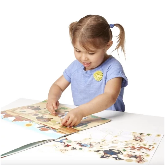 Melissa & Doug Kreatív játék, Újrahasználható matrica készlet, kalandozás