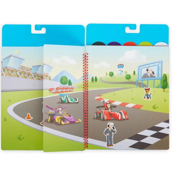 Melissa & Doug kreatív játék, újrahasználható matrica füzet, Mancs Őrjárat - Küldetések
