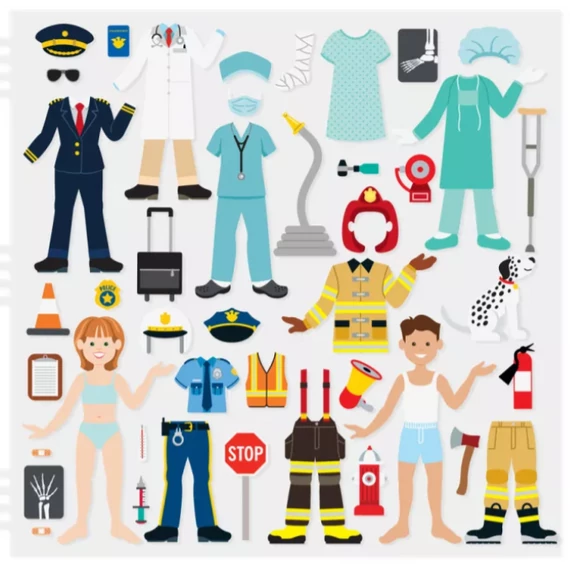 Melissa & Doug Kreatív játék, Pufi matrica készlet, foglalkozások