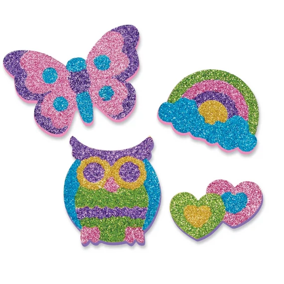 Melissa & Doug Kreatív játék, Glitter pufi matrica készítő, barátság