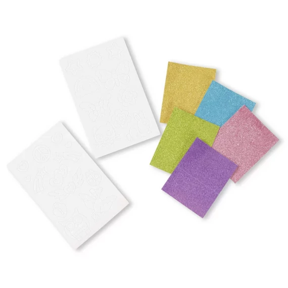 Melissa & Doug Kreatív játék, Glitter pufi matrica készítő, barátság