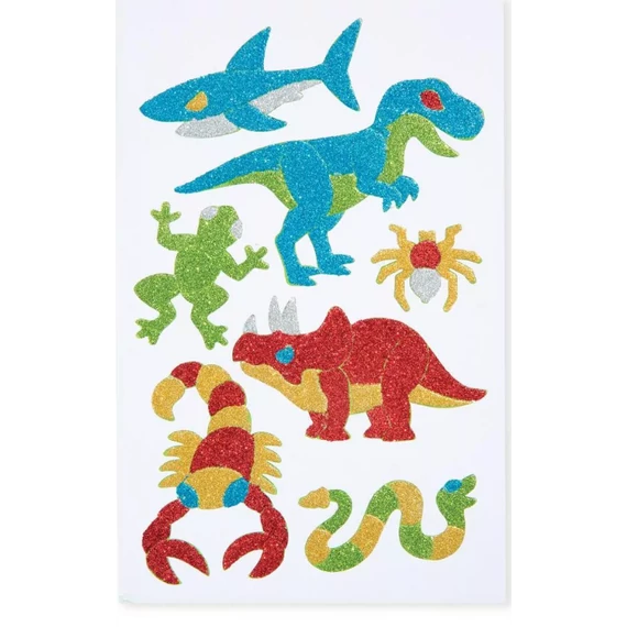 Melissa & Doug Kreatív játék, Glitter pufi matrica készítő, kaland