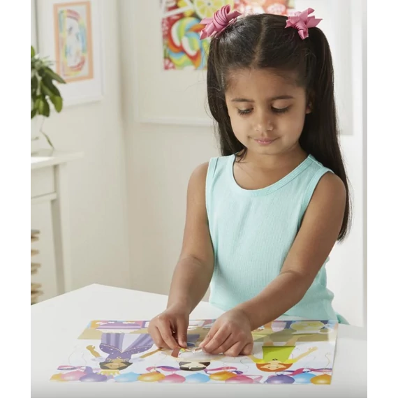 Melissa & Doug Kreatív játék, Újrahasználható matrica készlet, öltöztető