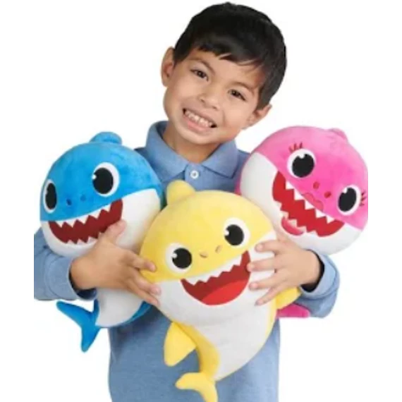 Canenco Baby Shark ölelgetnivaló bébi plüss cápa - 3 féle