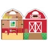 Melissa & Doug Kreatív játék, Pufi matrica készlet, farm
