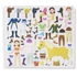 Melissa & Doug Kreatív játék, Pufi matrica készlet, lovas klub