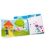 Melissa & Doug kreatív játék, újrahasználható matricakészlet, Azúrkék nyomok és te - Azúrkék kedvenc helyei